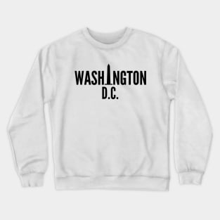 Washington D.C. with Washington Monument Crewneck Sweatshirt